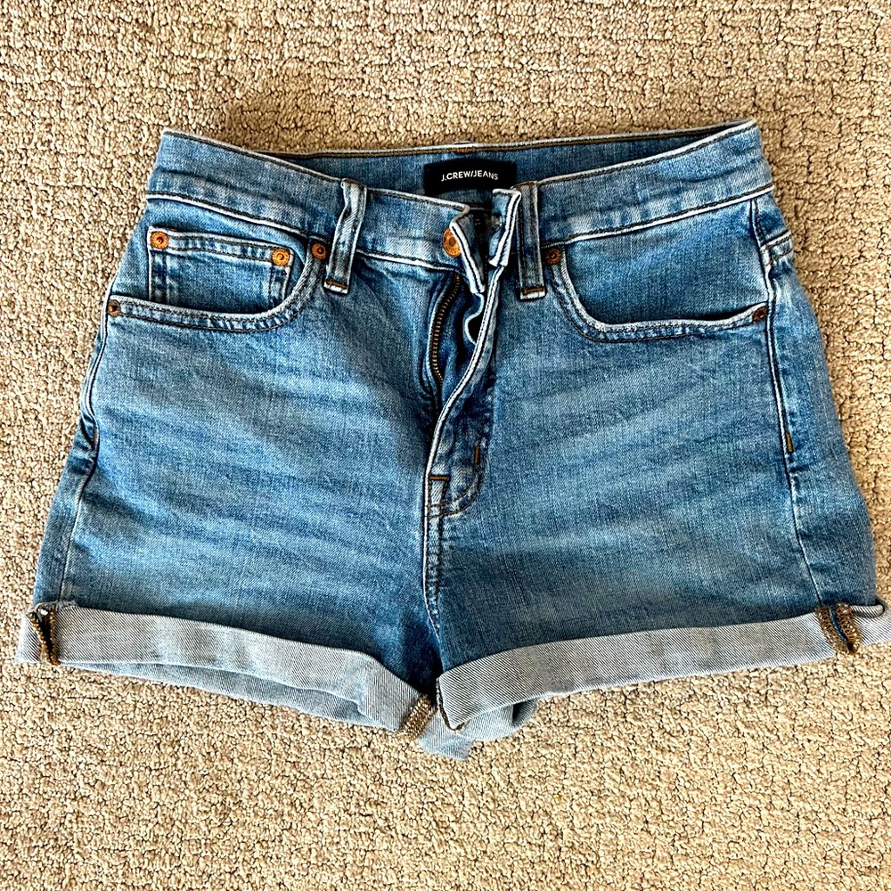 J Crew High Rise Shorts